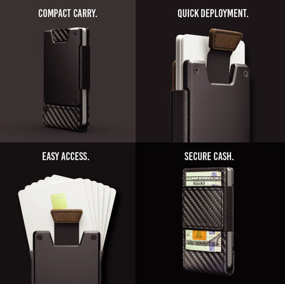 PROOF Wallet | The Greenskeeper | Classic Leather & Fairway Green Gunmetal